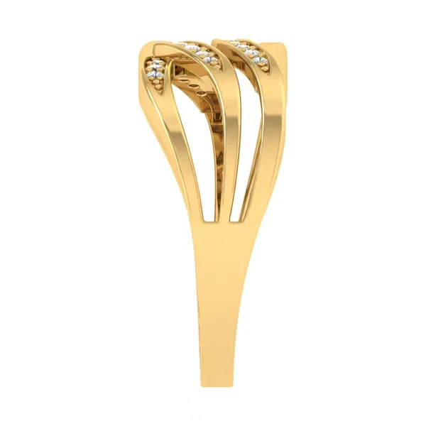 Glittering Aurora Diamond Ring - View 4