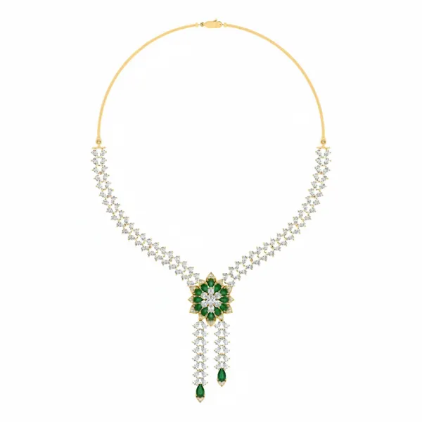 Statuesque Lariat Diamond Necklace - Laboratory-Grown Diamond Necklace