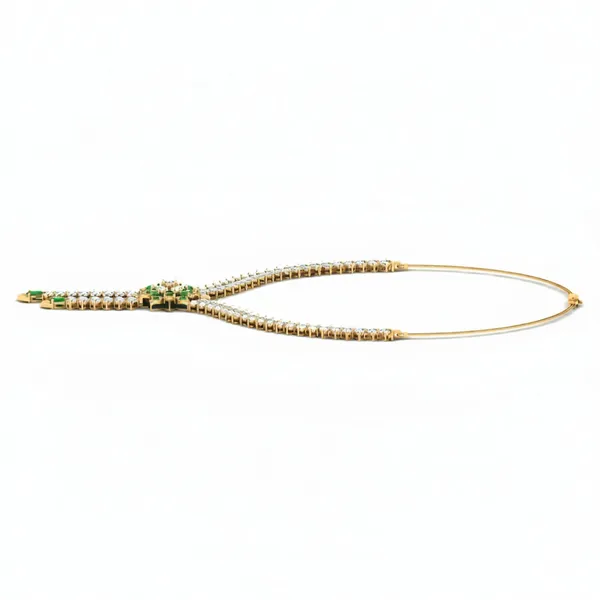 Statuesque Lariat Diamond Necklace - View 2