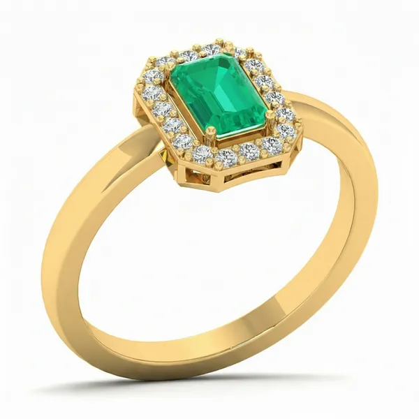 Vivid Pave Diamond Ring - Laboratory-Grown Diamond Ladies Ring