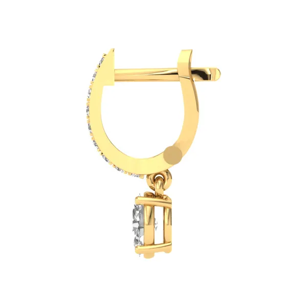 Saffira Teardrop Constellation Earrings - View 3