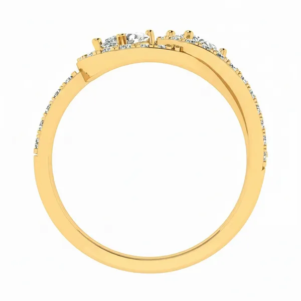 Sophisticated Starlight Diamond Ring - View 3