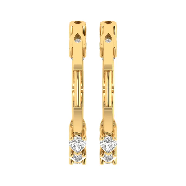 Zarafina Crescent Cluster Earrings - View 4