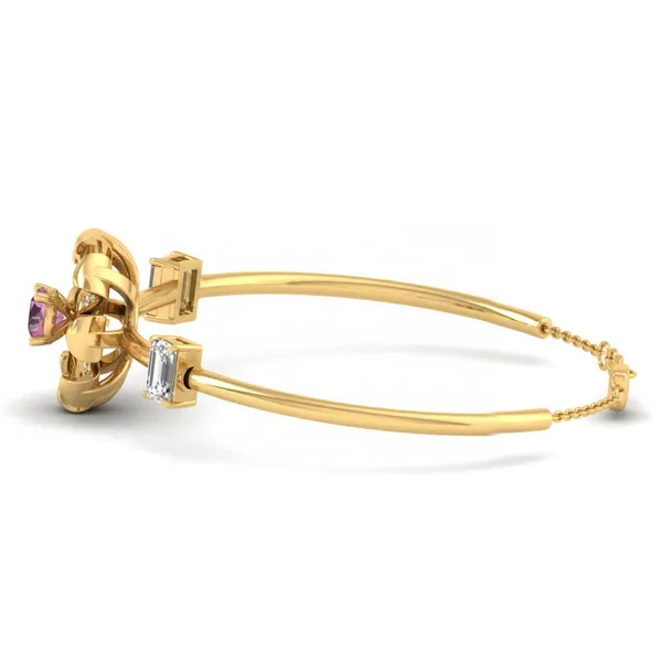 Elegant Heritage Diamond Bracelet - View 2