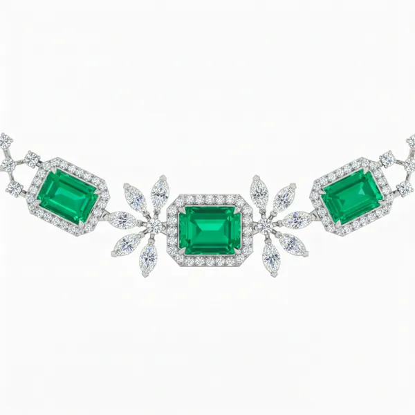 Sparkling Aurora Diamond Necklace - Laboratory-Grown Diamond Necklace