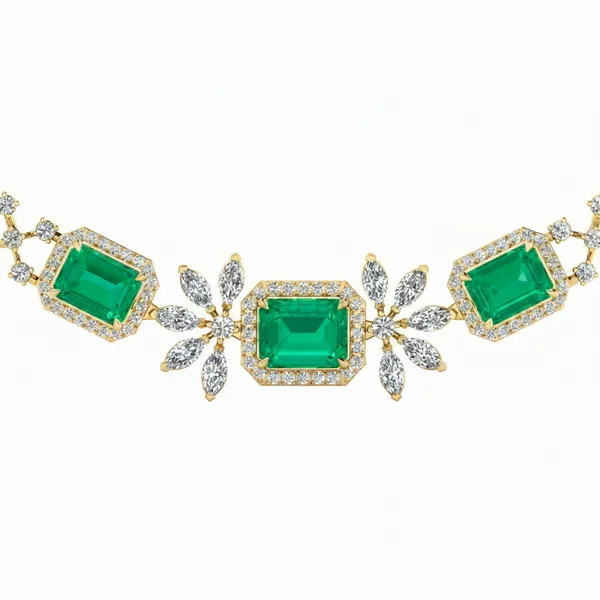 Sparkling Aurora Diamond Necklace - View 4