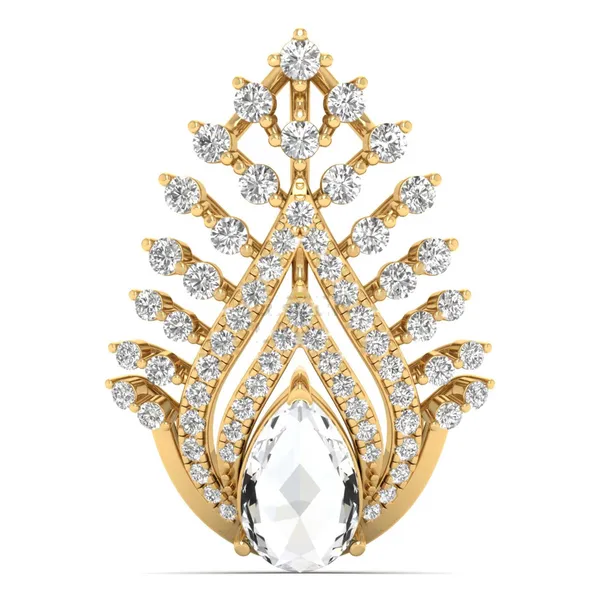 Bespoke Horseshoe Diamond Pendant - Laboratory-Grown Diamond Pendant