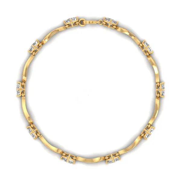Resplendent Heritage Diamond Bracelet - View 3