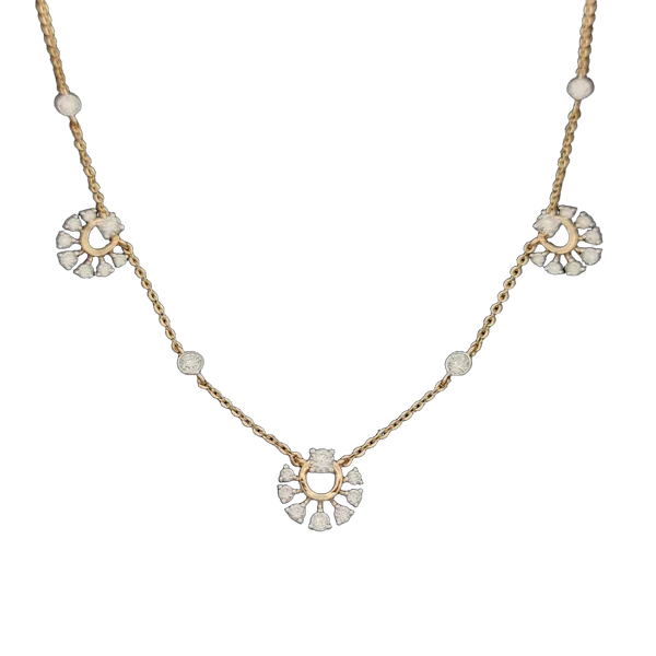 Delicate Harmony Diamond Pendant with Chain MNPC1207