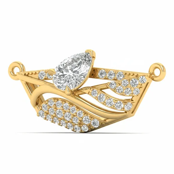 Magnificent Evil Eye Diamond Pendant - View 2