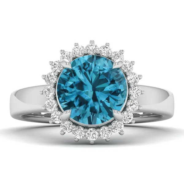 Shimmering Aurora Diamond Ring - View 2