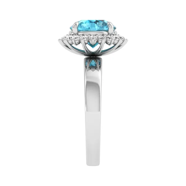 Shimmering Aurora Diamond Ring - View 4