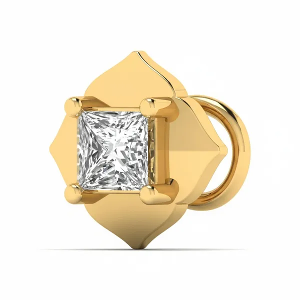Sophisticated Starlight Diamond Nosepin - View 2