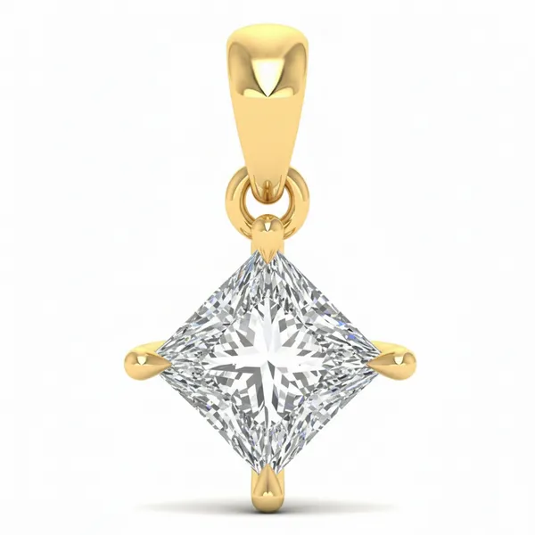 Artisan Vintage Diamond Pendant - Laboratory-Grown Diamond Pendant