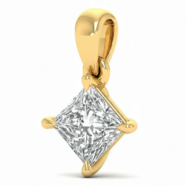 Artisan Vintage Diamond Pendant - View 2