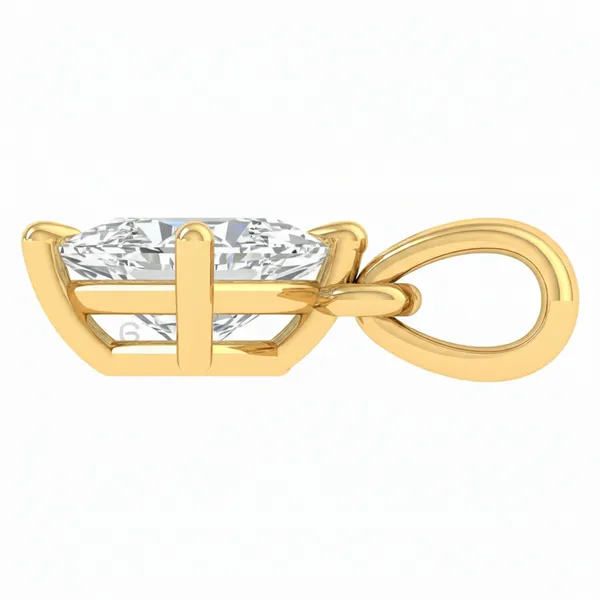 Artisan Vintage Diamond Pendant - View 3