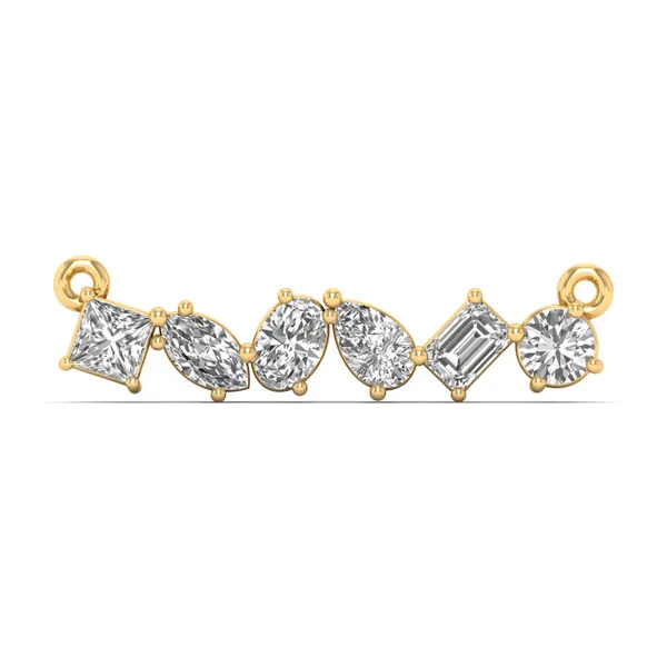 Serene Ornate Diamond Pendant - Laboratory-Grown Diamond Pendant