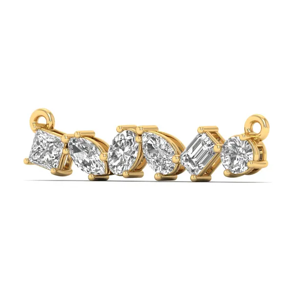 Serene Ornate Diamond Pendant - View 2