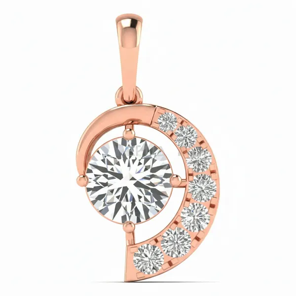 Bold Charm Diamond Pendant - Laboratory-Grown Diamond Pendant