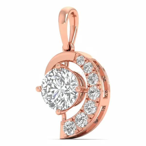 Bold Charm Diamond Pendant - View 2