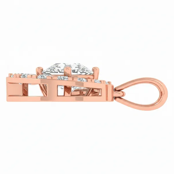 Bold Charm Diamond Pendant - View 3