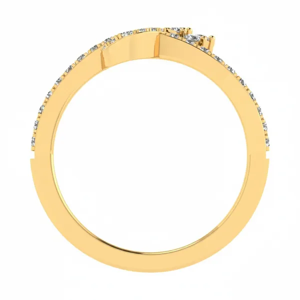 Striking Dome Diamond Ring - View 3