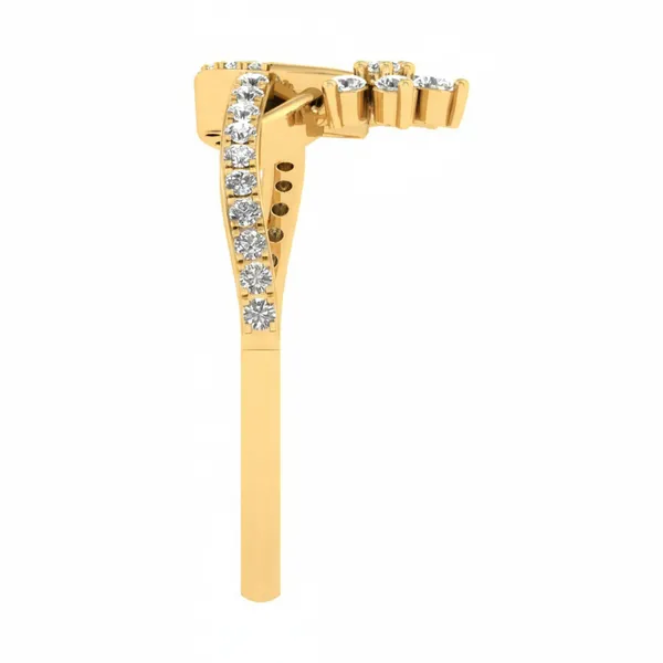 Striking Dome Diamond Ring - View 4