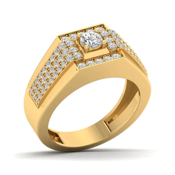 Golden Regalia Diamond Ring - Laboratory-Grown Diamond Ladies Ring