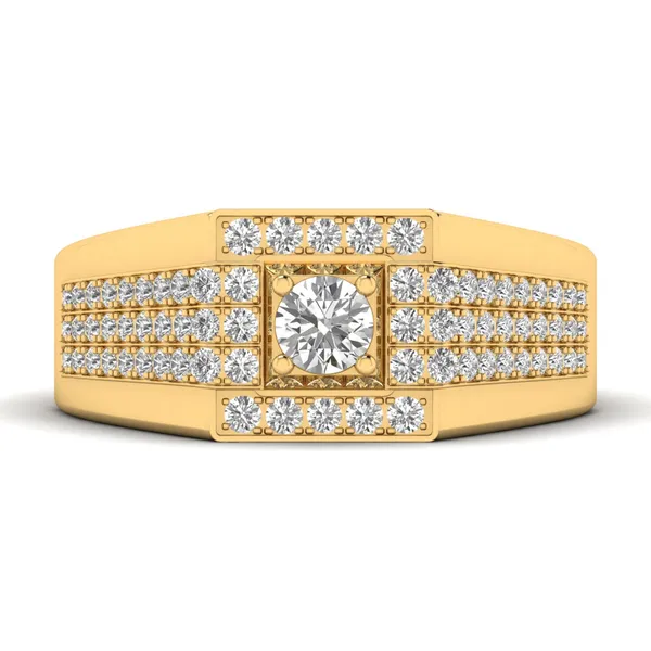 Golden Regalia Diamond Ring - View 2