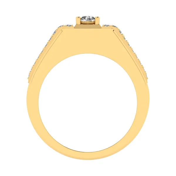 Golden Regalia Diamond Ring - View 3