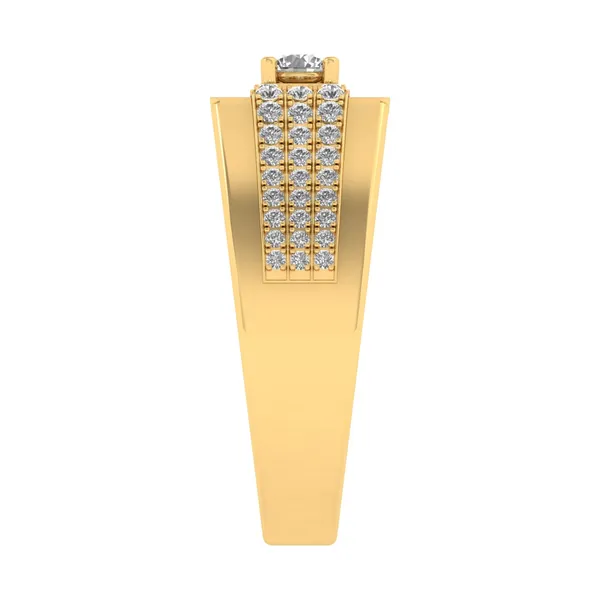 Golden Regalia Diamond Ring - View 4