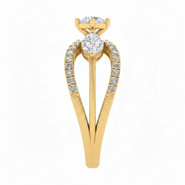 Chic Twist Diamond Ring - View 4