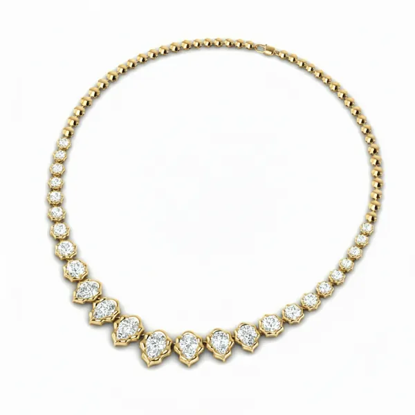 Splendid Signature Diamond Necklace - View 3