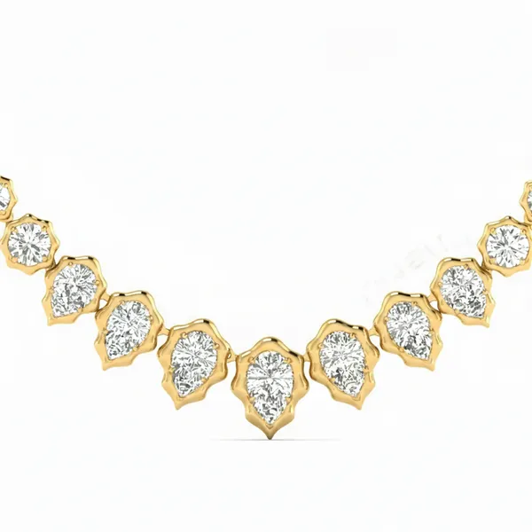 Splendid Signature Diamond Necklace - View 4