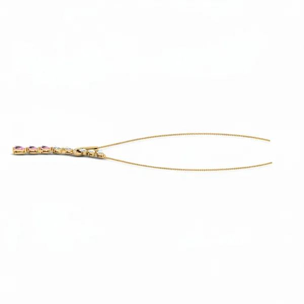 Noble Bar Diamond Necklace - View 2