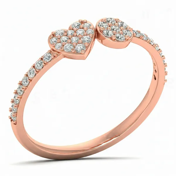 Charming Vintage Diamond Ring - Laboratory-Grown Diamond Ladies Ring