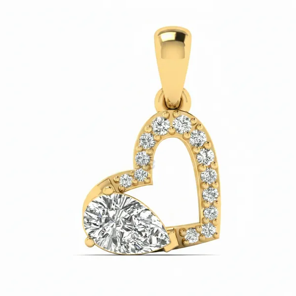 Whimsical Evil Eye Diamond Pendant - Laboratory-Grown Diamond Pendant