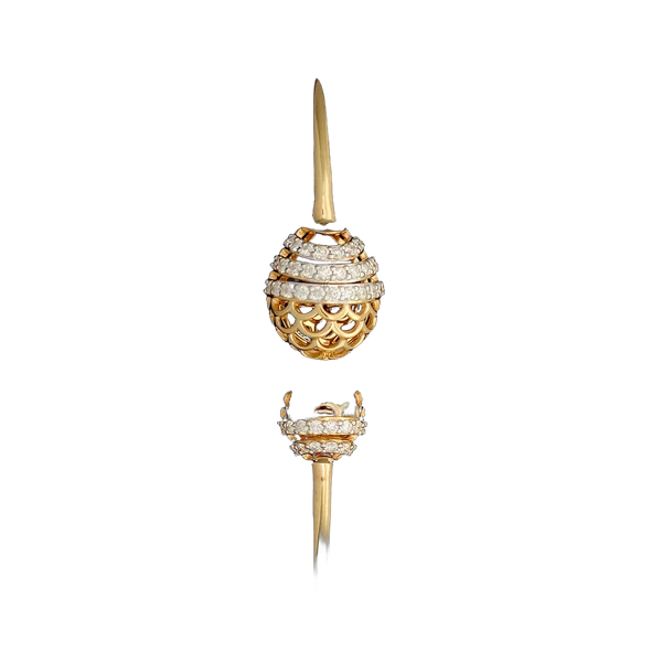 Elegant Mirage Diamond Kada - Laboratory-Grown Diamond Kada