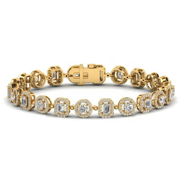 Dazzling Art Deco Diamond Bracelet - Laboratory-Grown Diamond Ladies Bracelet