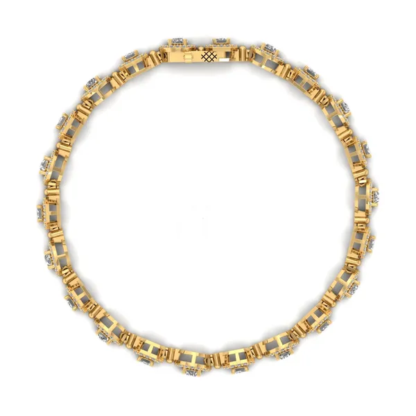 Dazzling Art Deco Diamond Bracelet - View 3