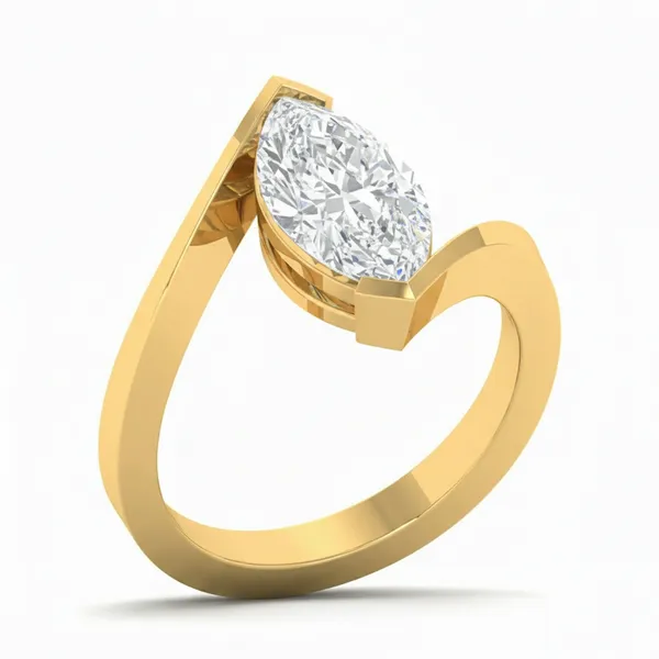 Classic Moonbeam Diamond Ring - Laboratory-Grown Diamond Ladies Ring
