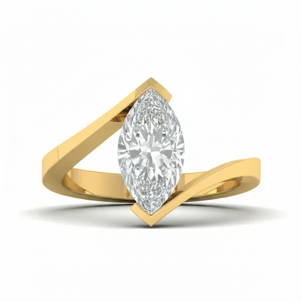 Classic Moonbeam Diamond Ring - View 2