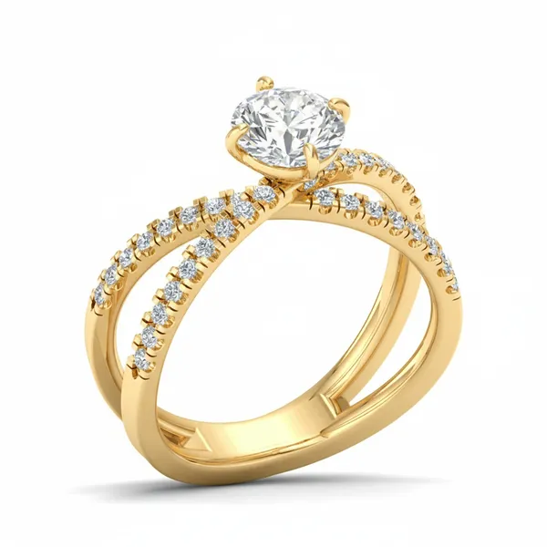 Dreamy Vintage Diamond Ring - Laboratory-Grown Diamond Ladies Ring