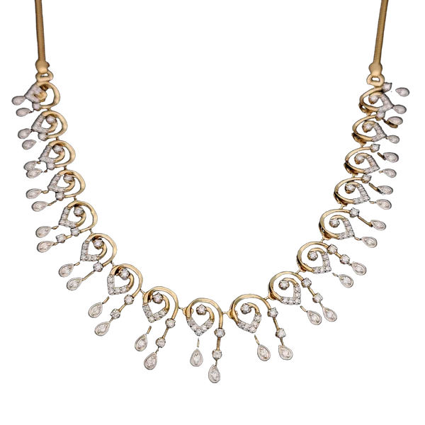 Luminous Crest Diamond Necklace - Laboratory-Grown Diamond Necklace