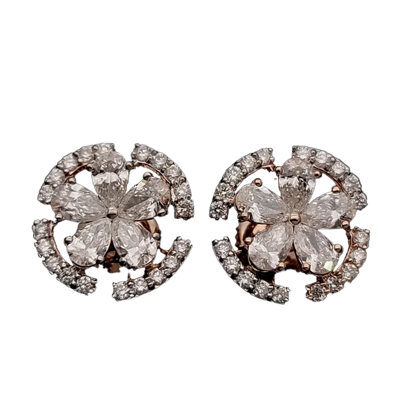 Regal Whisper Diamond Stud Earrings - Laboratory-Grown Diamond Stud Earrings