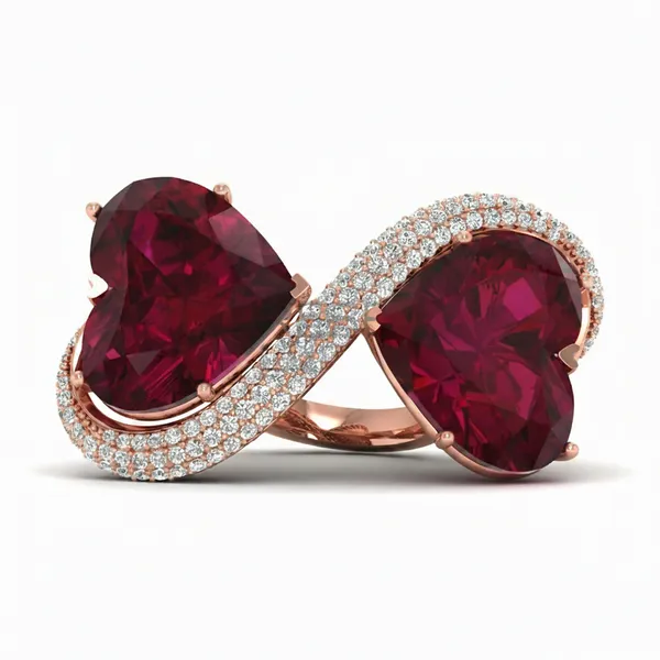 Dazzling Three-Stone Diamond Ring - View 2