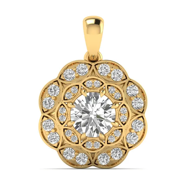 Alluring Pear Diamond Pendant - Laboratory-Grown Diamond Pendant