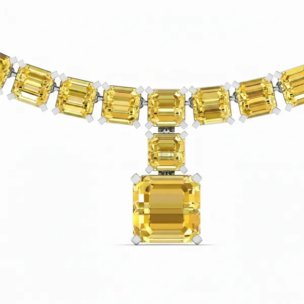 Harmonious Radiance Diamond Necklace - View 4