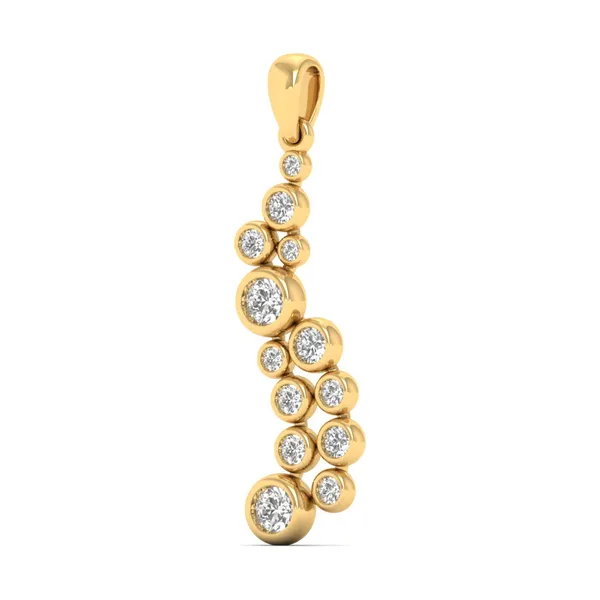 Couture Butterfly Diamond Pendant - View 2