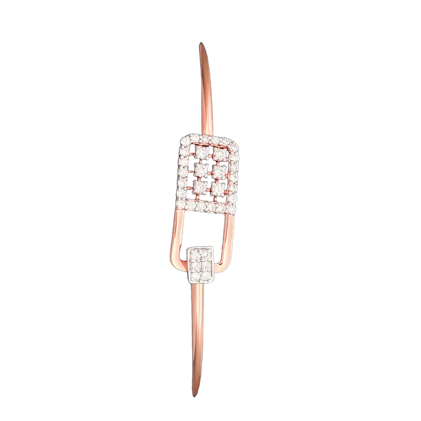 Timeless Cascade Diamond Kada - Laboratory-Grown Diamond Kada